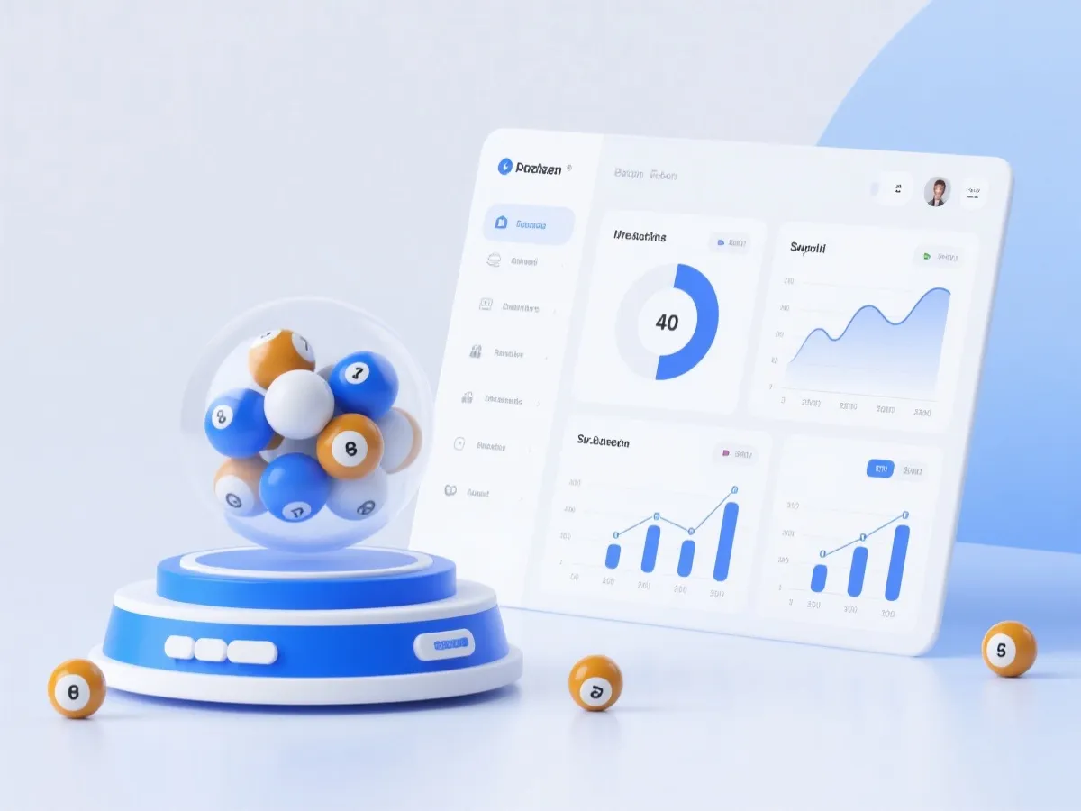 开奖数据与走势参考界面示意图